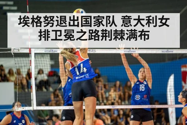 埃格努退出国家队 意大利女排卫冕之路荆棘满布